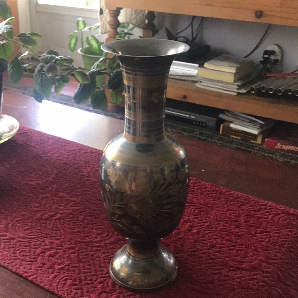 Solid brass Vase made in India